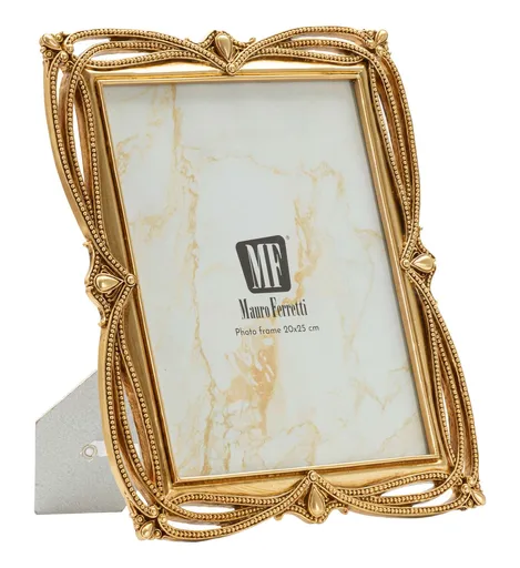 Rama foto Line, Mauro Ferretti, 20x25 cm, polirasina/sticla, auriu