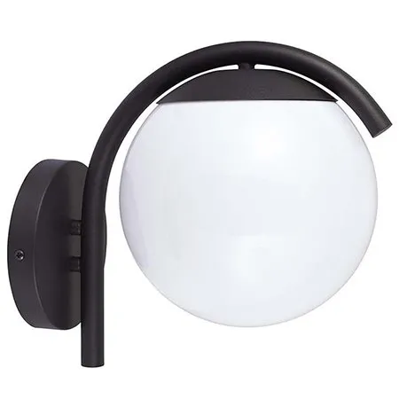 Lampa perete cu soclu E27 IP44 - negru mat V-TAC SKU-10420