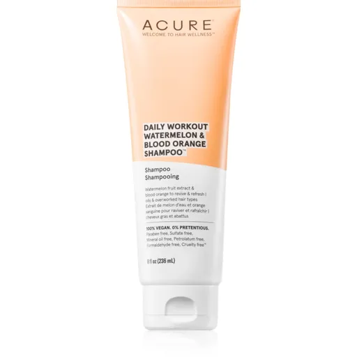 ACURE Daily Workout Watermelon & Blood Orange șampon tratament pentru îngrijirea scalpului 236 ml