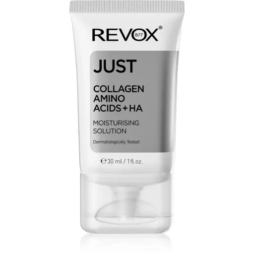 Revox B77 JUST Collagen Amino Acids + HA emulsie hidratanta pentru față și gât 30 ml