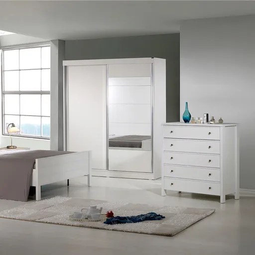 Dulap, Hanah Home, Rio, 100x110x47 cm, Alb