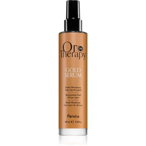 Fanola Oro Therapy Gold Serum ser de păr cu aur de 24 de karate 100 ml
