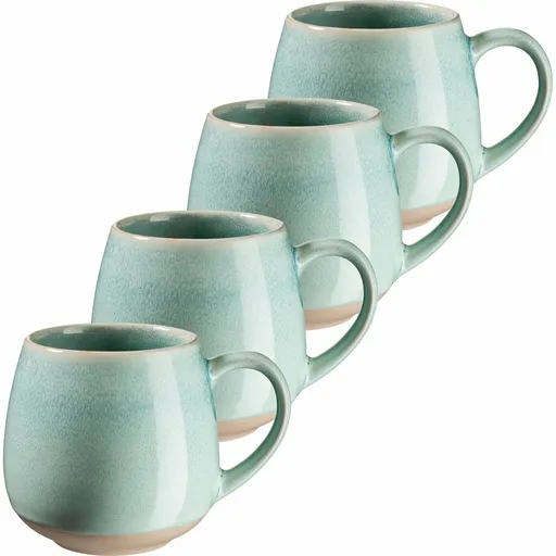 Set de 4 căni mari Mäser AQUATA – 500 ml, verde, verde, 500 ml