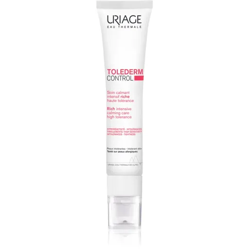 Uriage Toléderm Control Rich Soothing Care crema calmanta hrănitoare pentru piele sensibila si intoleranta 40 ml