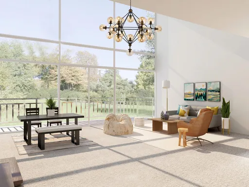 Lustra, Opviq, 683AVN1187, Negru/Maro antic