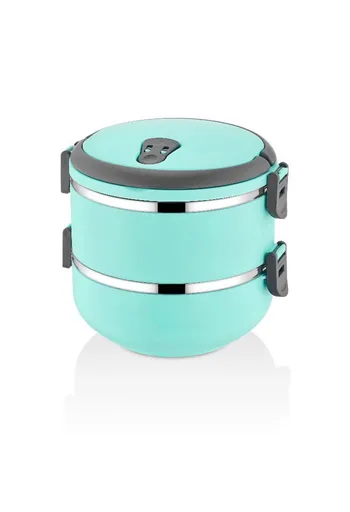 Caserola termica, Hermia, 960DYN1111, Izolat in vid, Turcoaz