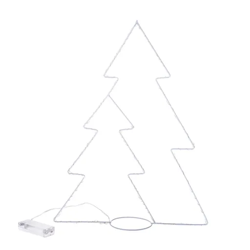 Decorațiune luminoasă de Crăciun Brazi, 45 x 33 cm, 25 LED-uri