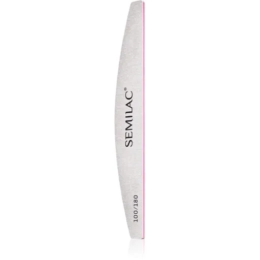Semilac Accessories Nail File 100/180 pilă de unghii clasică cu două straturi aspre 1 buc