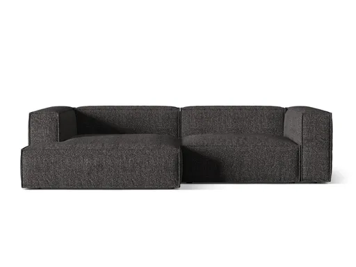 Coltar modular stanga 4 locuri, Nuria-260, Micadoni Home, 292x147x72 cm, tesatura boucle, antracit