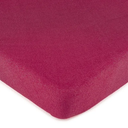 Cearșaf de pat 4Home, din frotir, roşu, 90 x 200 cm, roșu, 90 x 200 cm