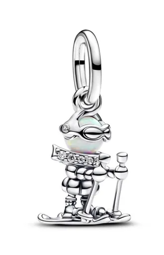 Pandora Pandantiv din argint Schior cu opal sintetic 793514C01