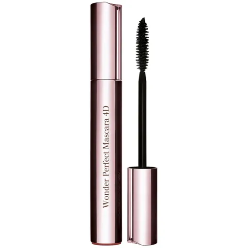 Clarins Wonder Perfect Mascara 4D Mascara pentru volum si lungire culoare 01 Perfect Black 8 ml