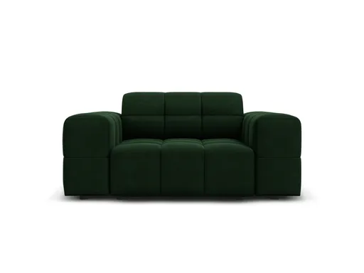 Fotoliu, Jennifer-51, Micadoni Home, 124x102x70 cm, catifea, verde bottle