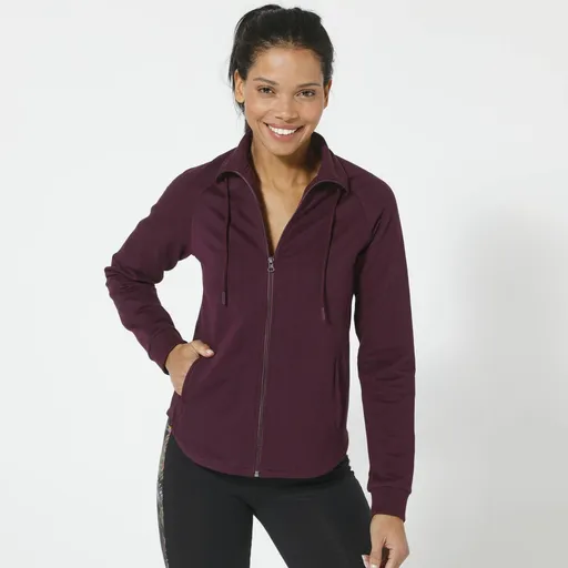 Hanorac cu fermoar și guler înalt