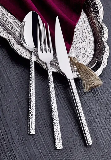 Set tacamuri, Hermia, 960DYN1707, Furculiță de masă (6 bucăți), Argintiu