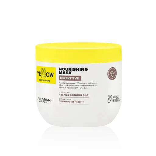 Masca Hranitoare pentru Par Uscat, Yellow Nourishing Mask, cu Textura Bogata si Rezultat Stralucitor, Gramaj: 500ml