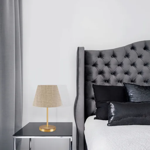 Lampa de masa, Opviq, 780SGN4504, Bej / Auriu