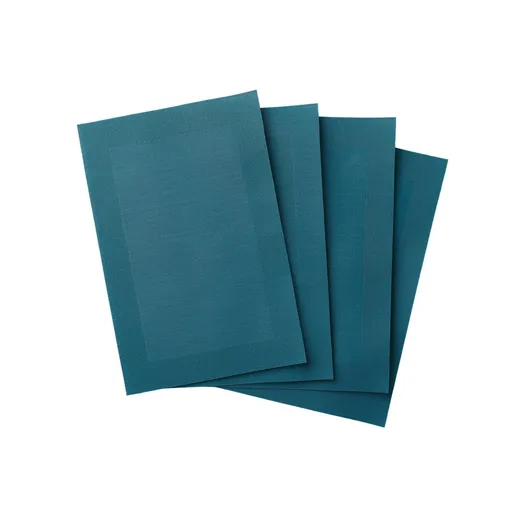 Set de 4 fețe de masă din vinil împletit