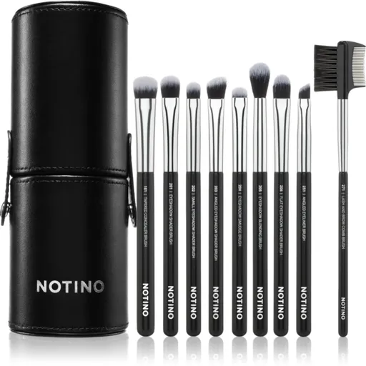 Notino Makeup Brushes Eye Area Professional Make-Up Brush Set set de pensule cu husă