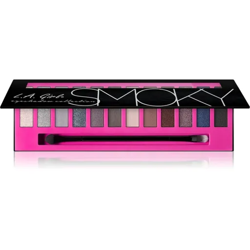 L.A. Girl Cosmetics Beauty Brick Collection paleta farduri de ochi culoare Smoky 12 g