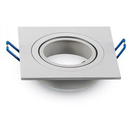 Corp spot GU10 patrat aluminiu V-TAC SKU-3606