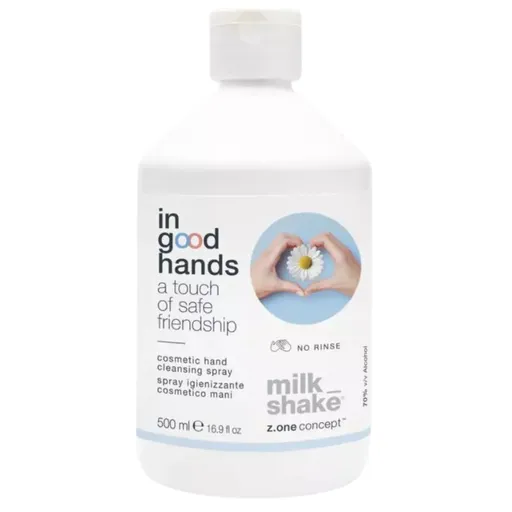 Milk Shake Spray pentru curățarea mâinilor In Good Hands (Cosmetic Hand Cleasing Spray) 500 ml