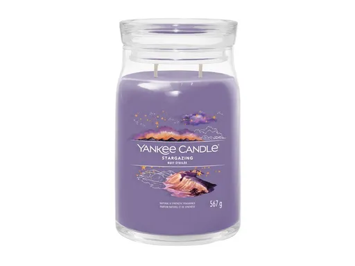 Yankee Candle Lumânare aromatică Signature sticlă mare Stargazing 567 g
