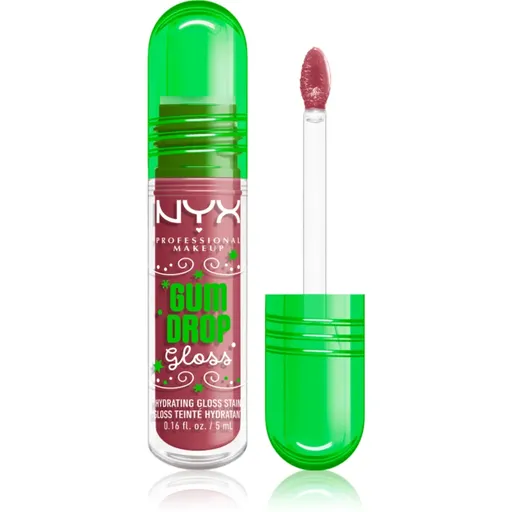 NYX Professional Makeup Gingerbaddie Land Gum Drop lip gloss culoare 02 Bubblegum Burst 1 buc