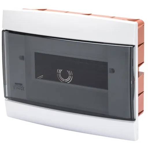 Tablou decorativ incastrat 8+1 /2 module alb Gewiss GW40225TB