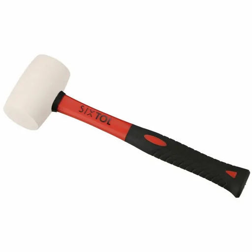 Sixtol Ciocan din cauciuc TPR HAMMER 340 alb, 31cm