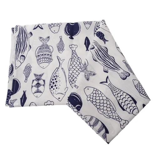 Fată de masă impermeabilă Pești, 140 x 140 cm