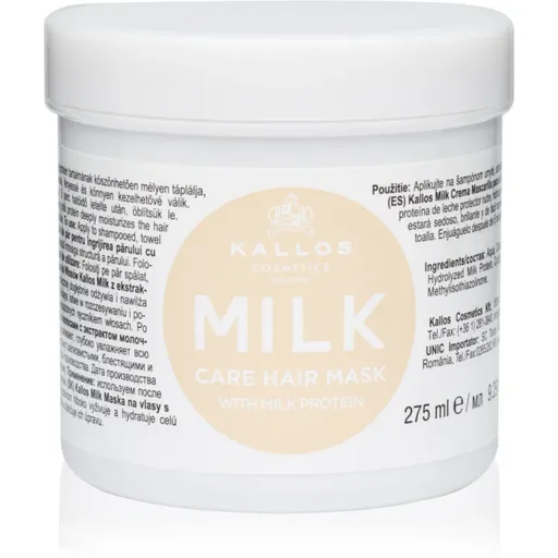 Kallos KJMN Professional Milk masca cu proteine din lapte 275 ml
