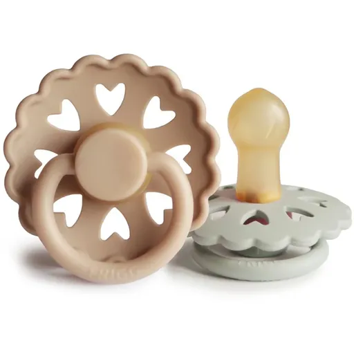 FRIGG Round Latex The Emperors New Clothes/Clumsy Hans suzetă Size 1 2 buc