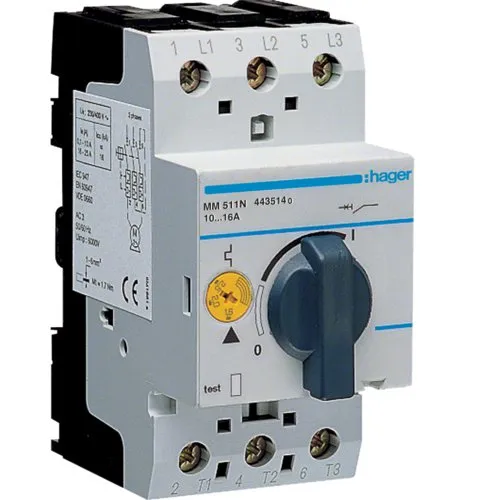 Disjunctor protectie motor 10-16A Hager MM511N