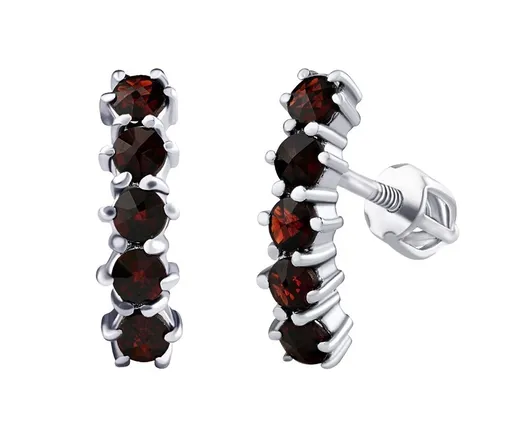 Silvego Cercei din argint Barno cu Brilliance Zirconia SILVEGOB380188SEGR