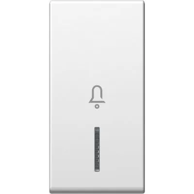 Clapeta 1M + Ind 01 alb, TEM Modul TEM-TM11PWIN01-U