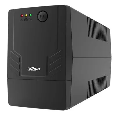 UPS 600 VA/360 W Dahua PFM3350-600, cu stabilizare digitala a tensiunii, 1x 7 Ah, protectie la scurtcircuit si suprasarcina, 2 prize schuko