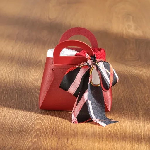 Pungă cadou cu prosoape pentru oaspeți 4 buc.