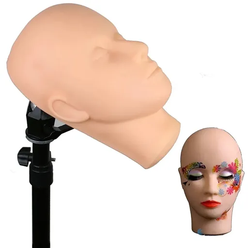 Cap Practica pentru Gene False si Make-up cu Suport Prindere de Masa