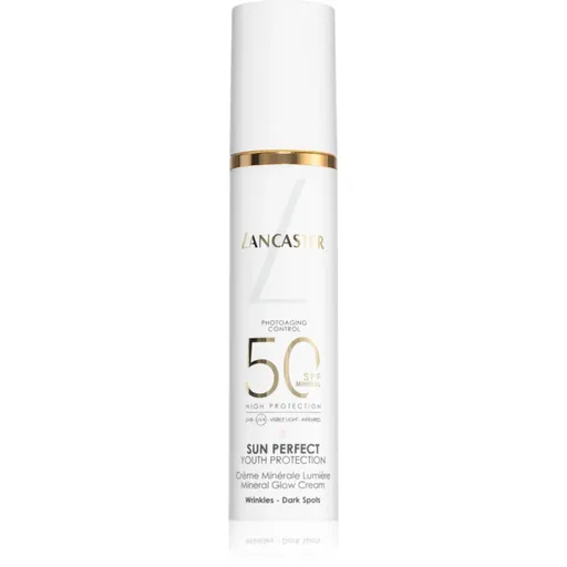 Lancaster Sun Perfect Mineral Glow Cream SPF50 creama minerala pentru luminozitate si hidratare SPF 50 50 g
