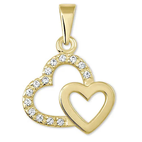 Soliter Pandantiv din aur Două inimi 745 249 001 00490 0000000