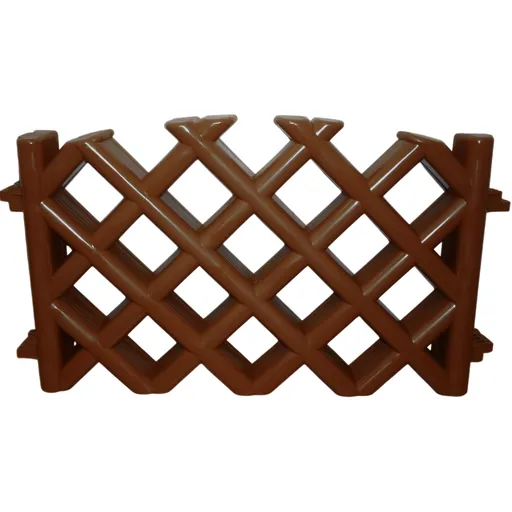 Gărduleț de grădină, grilaj maro