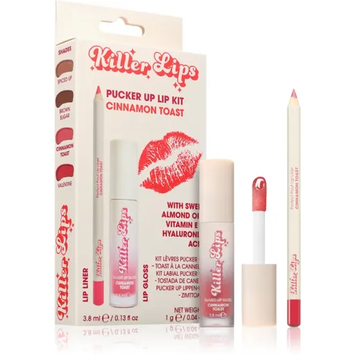Killer Lips Pucker Up Lip Kit set de buze pentru femei Cinnamon Toast