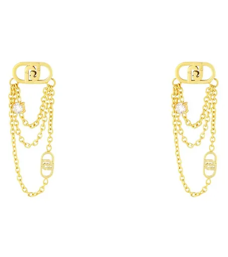 Liu Jo Cercei de lux placați cu aur cu cristale LJ2909