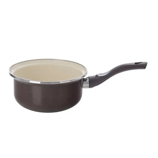 Orion Cratiță emailată cu margine Brown, diametru16 cm, diam. 16 cm