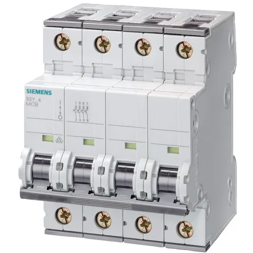 Siguranta automata 4P 10A 6kA curba C Siemens 5SY6410-7