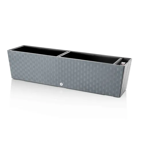 Jardinieră autoirigare Flower Lover Supremegri, 75 cm, gri, 75 cm