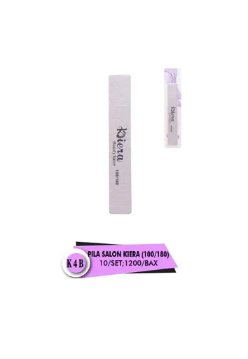 Pila Unghii Dreapta Kiera, 100/180, Gri