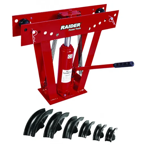 Dispozitiv hidraulic pentru indoire teava, 12T, 6 diametre 1/2"-2", Raider RD-HPB01
