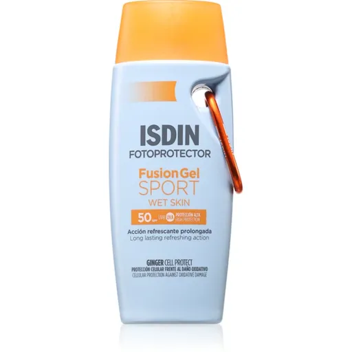 ISDIN Fotoprotector Fusion Gel Sport lichid protector ultra ușor pentru sportivi SPF 50 100 ml